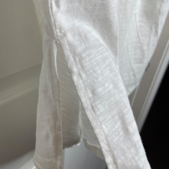 BluHeaven Open Shoulder Detail - White - Cotton/ Poly Tunic - Picture 5 of 7